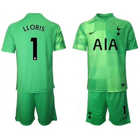Jalkapallo Pelipaidat/Peliasut Tottenham Hotspur Hugo Lloris 1 Maalivahti Lasten Kotipaita 2021-2022 Lyhythihainen